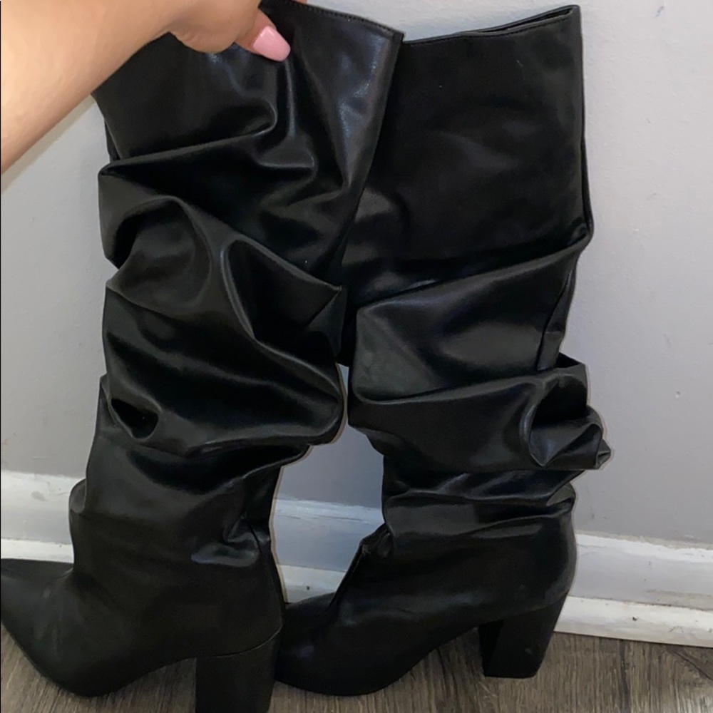 Black boots